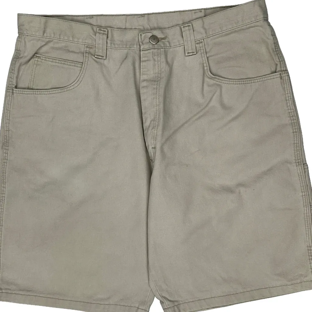 Carhartt Carpenter Shorts - 38W 9L Beige Cotton - Image 7