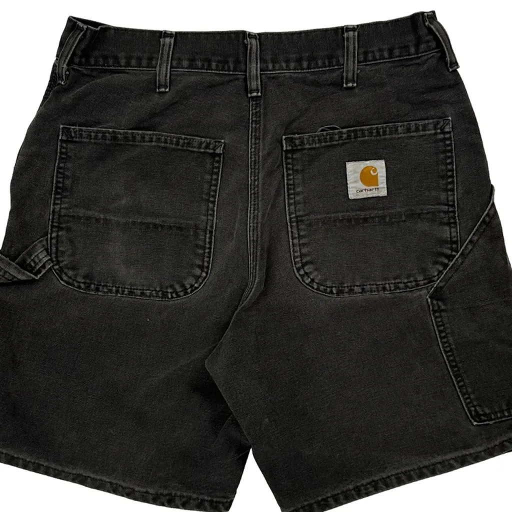Carhartt Carpenter Shorts - 30W 8L Black Cotton - Image 6