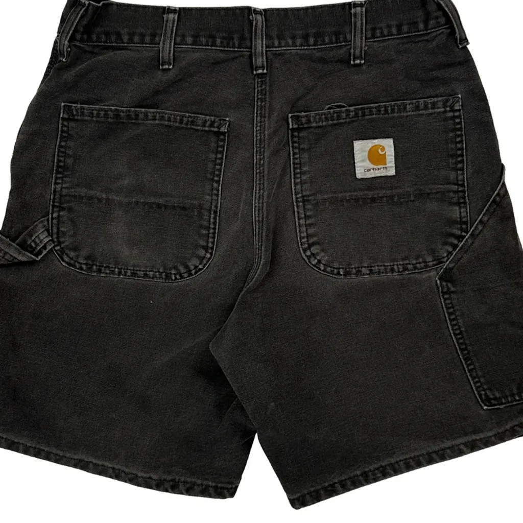 Carhartt Carpenter Shorts - 30W 8L Black Cotton - Image 7