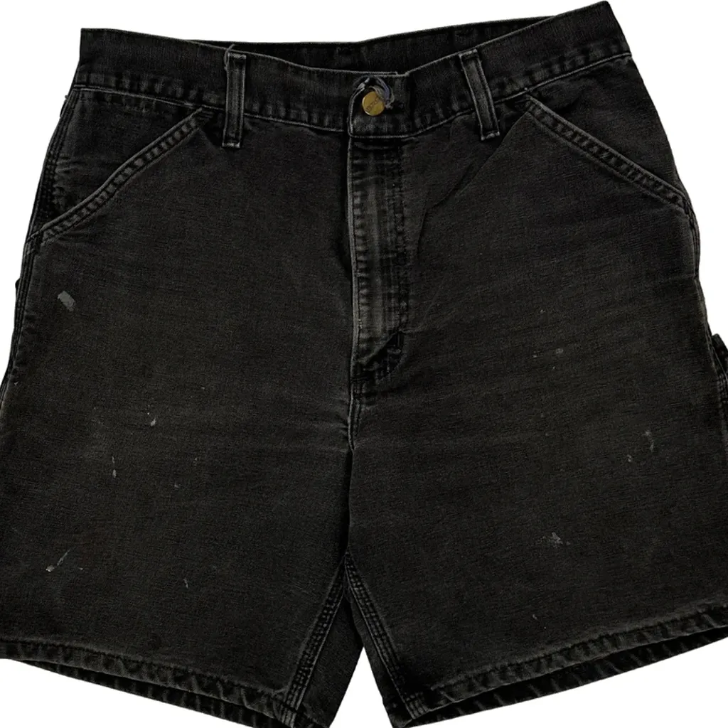 Carhartt Carpenter Shorts - 30W 8L Black Cotton - Image 9