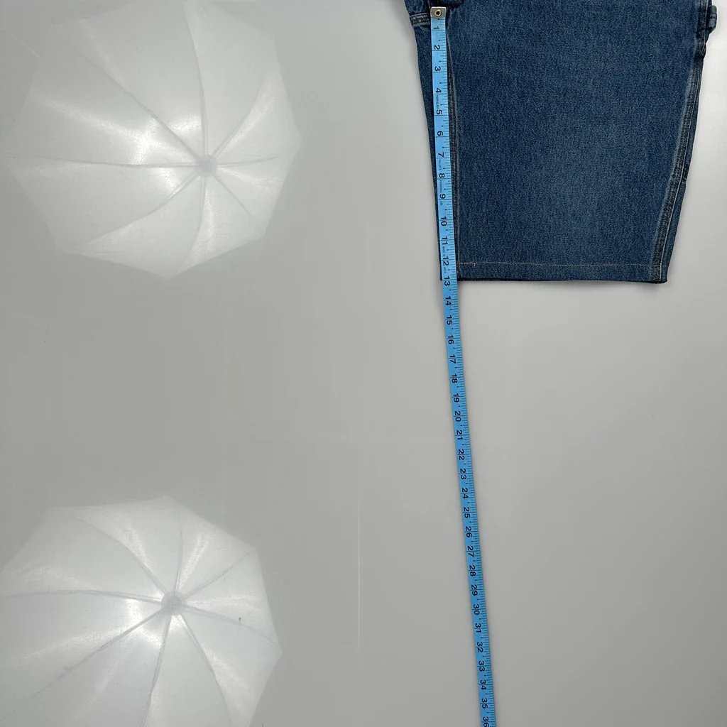 Carhartt Carpenter Shorts - 30W 10L Blue Denim - Image 5