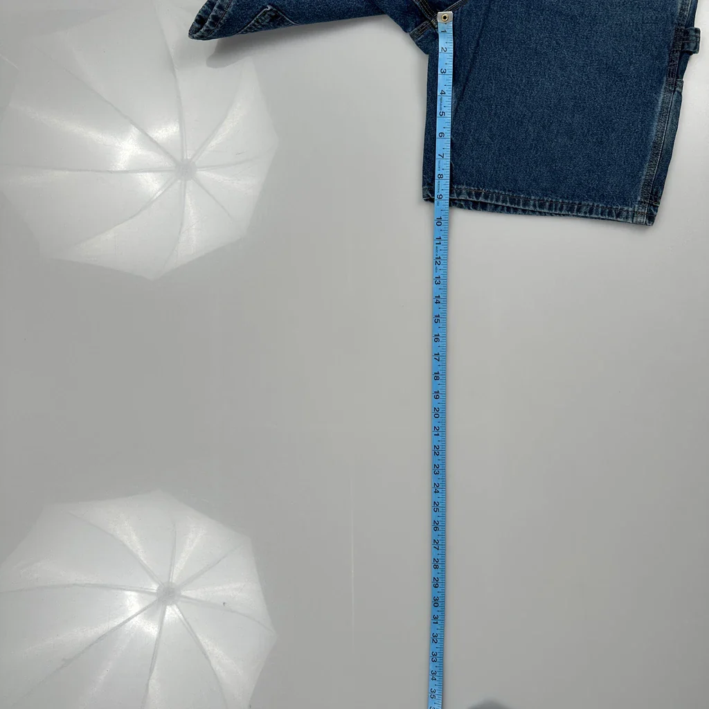 Carhartt Carpenter Shorts - 30W 9L Blue Cotton - Image 5