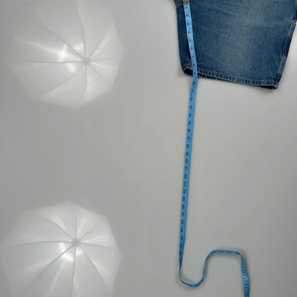 Carhartt Carpenter Shorts - 38W 9L Blue Cotton - Image 5