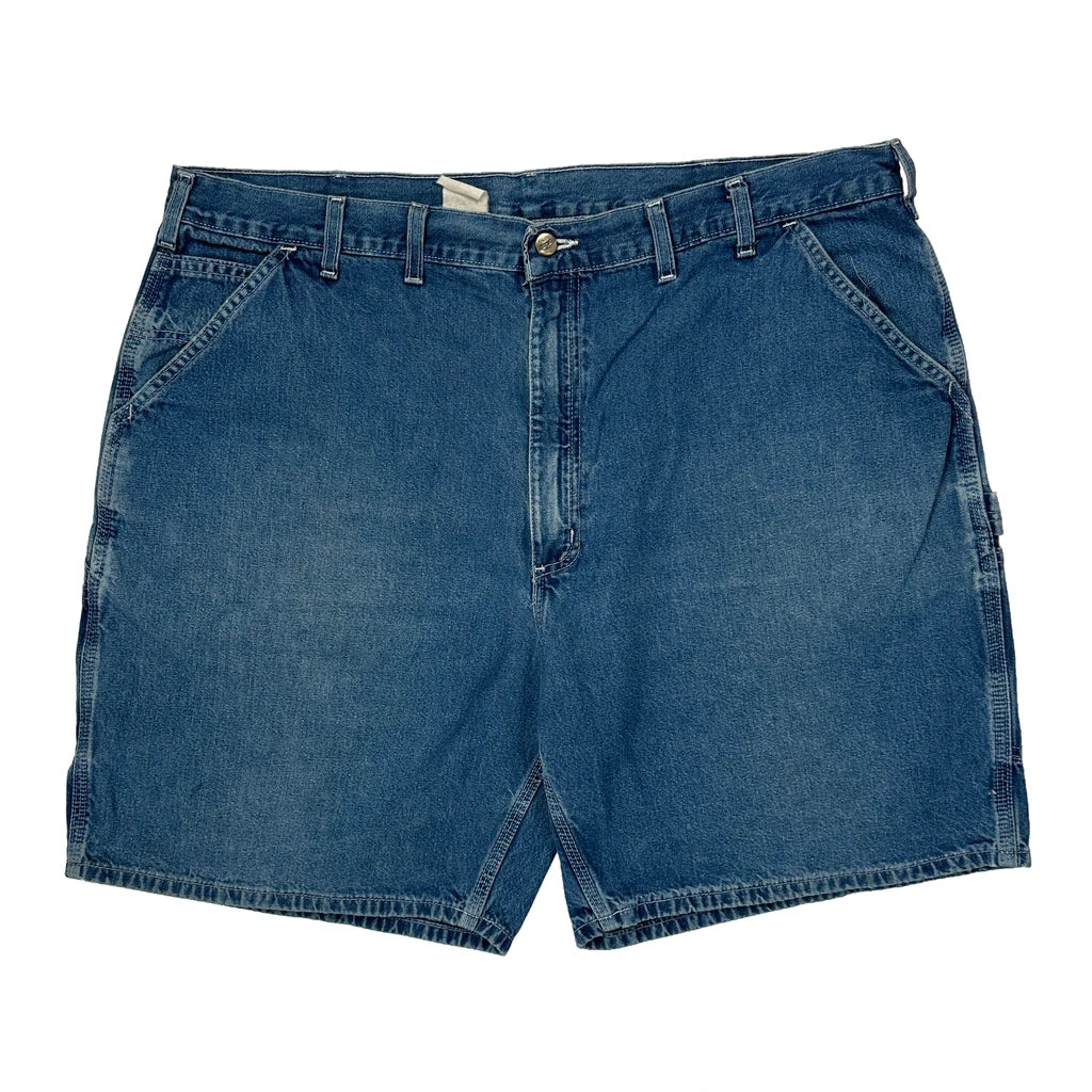 Carhartt Carpenter Shorts - 42W 8L Blue Denim - Image 2