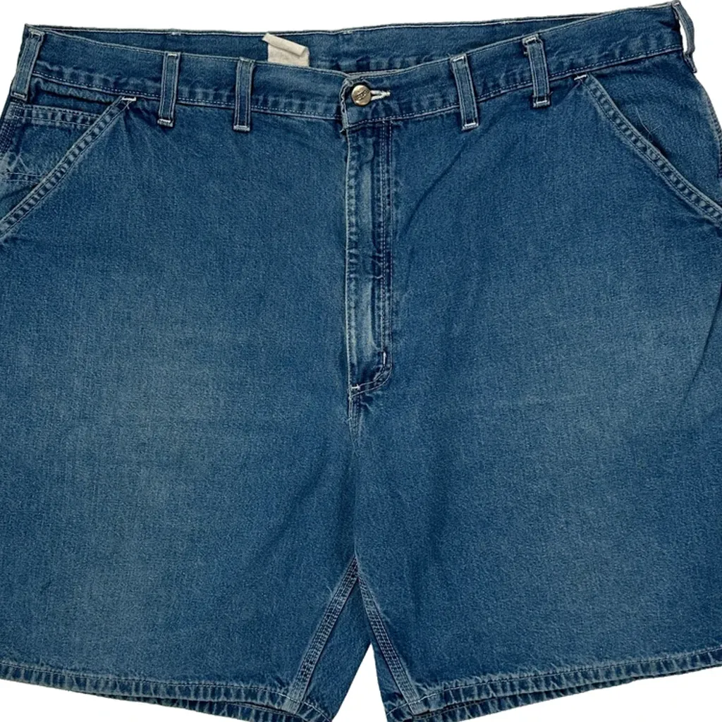 Carhartt Carpenter Shorts - 42W 8L Blue Denim - Image 8