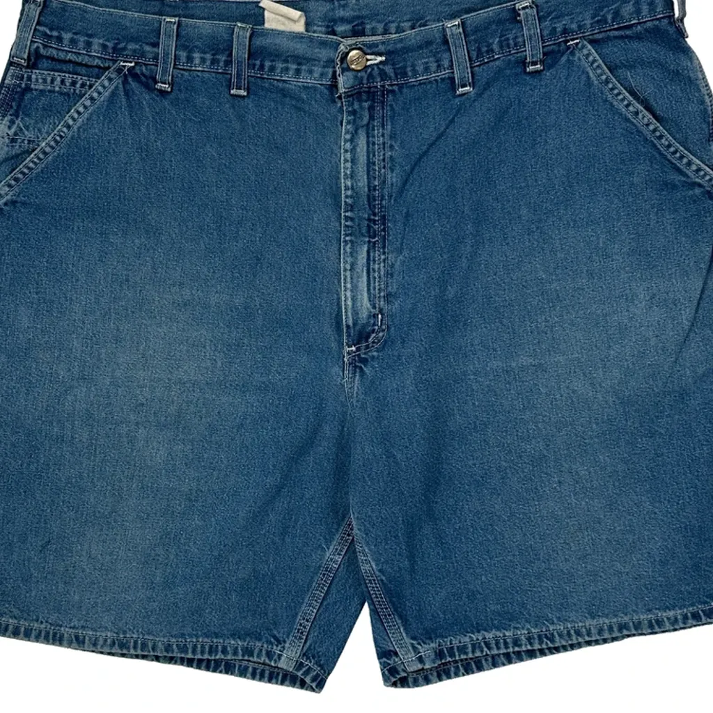 Carhartt Carpenter Shorts - 42W 8L Blue Denim - Image 9