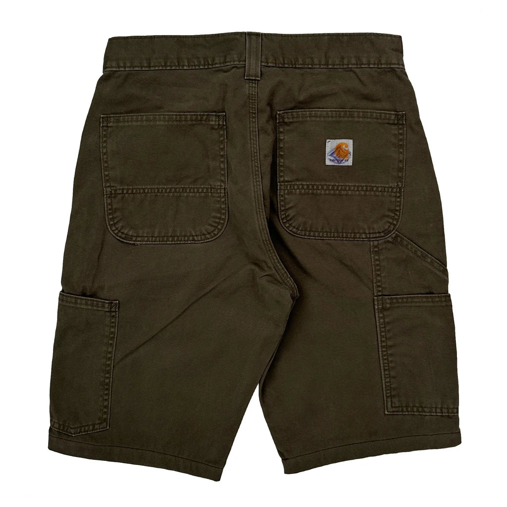 Carhartt Carpenter Shorts - 28W 10L Brown Cotton
