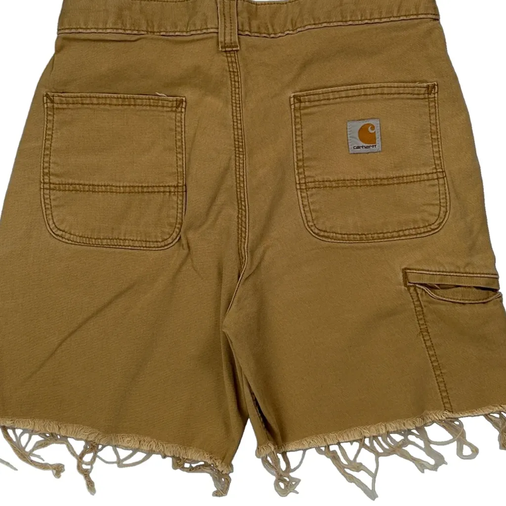 Carhartt Carpenter Shorts - 30W 6L Brown Cotton - Image 7