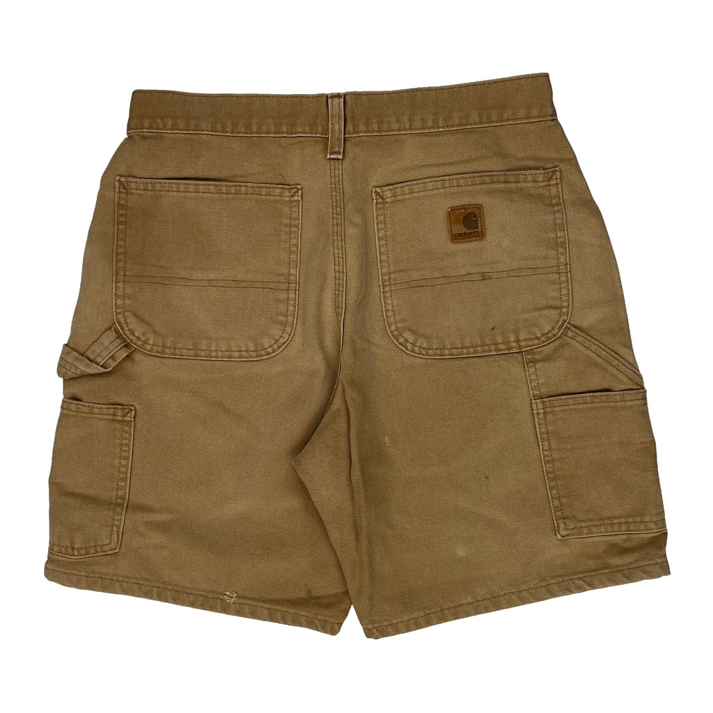 Carhartt Carpenter Shorts - 30W 10L Brown Cotton