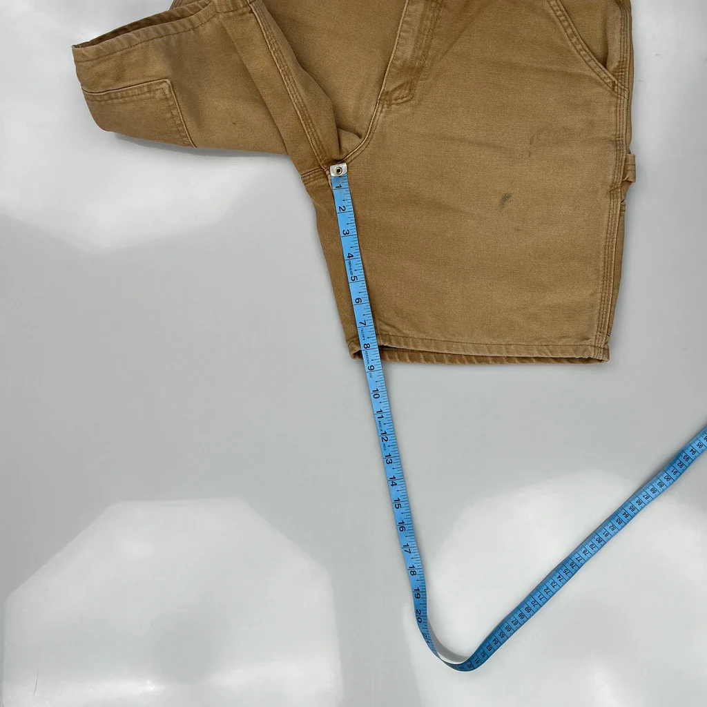 Carhartt Carpenter Shorts - 30W 10L Brown Cotton - Image 5