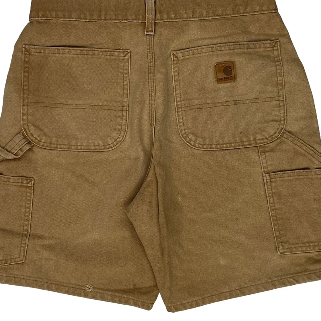 Carhartt Carpenter Shorts - 30W 10L Brown Cotton - Image 7