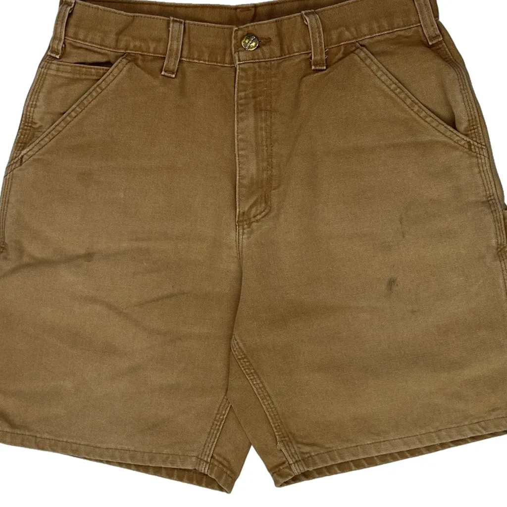 Carhartt Carpenter Shorts - 30W 10L Brown Cotton - Image 9