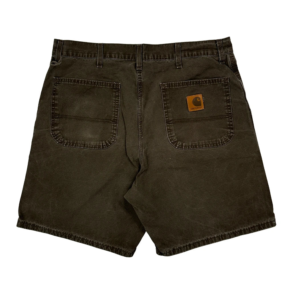 Carhartt Carpenter Shorts - 34W 8L Brown Cotton
