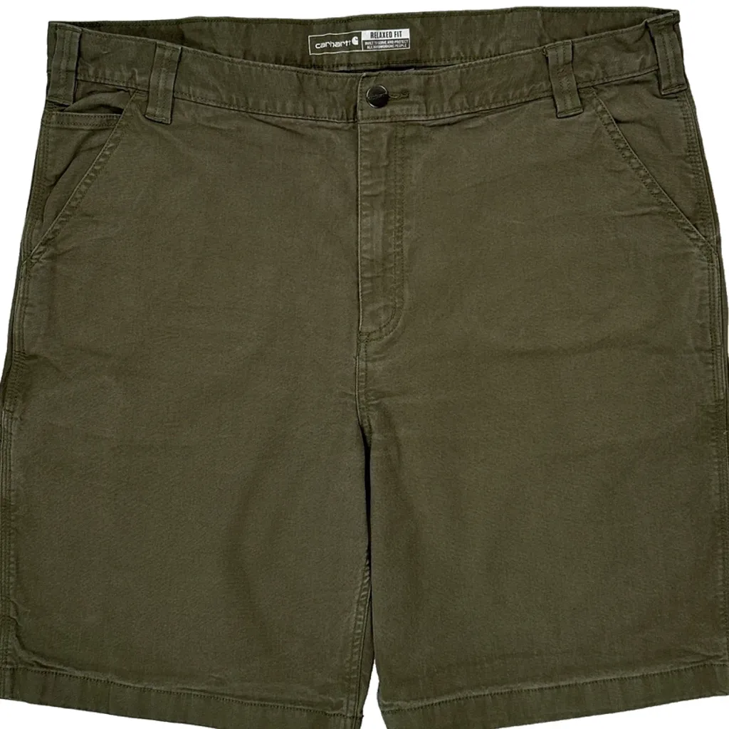 Carhartt Carpenter Shorts - 40W 10L Green Cotton - Image 9
