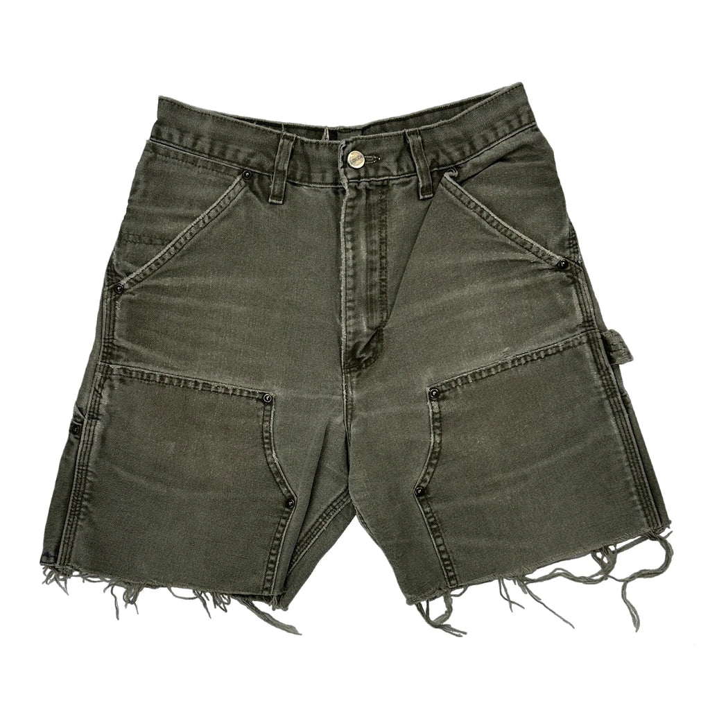 Carhartt Double Knee Carpenter Shorts - 25W 10L Grey Cotton - Image 2