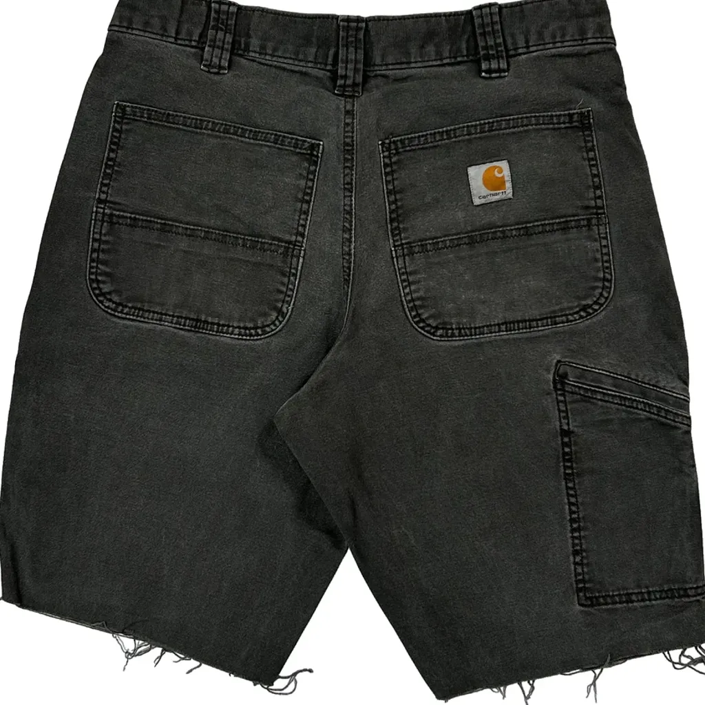 Carhartt Carpenter Shorts - 29W 10L Grey Cotton - Image 7