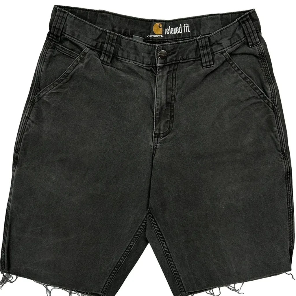 Carhartt Carpenter Shorts - 29W 10L Grey Cotton - Image 8