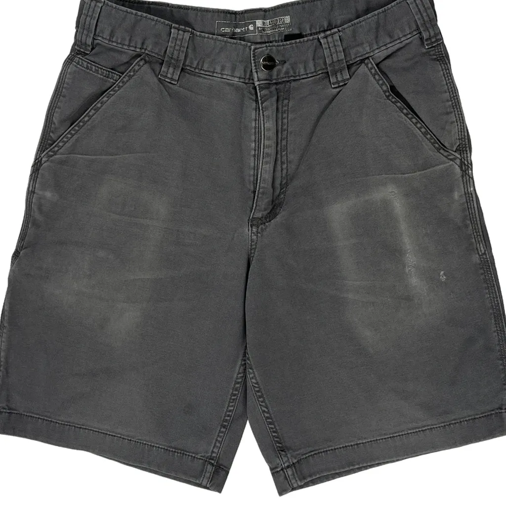 Carhartt Carpenter Shorts - 30W 11L Grey Cotton - Image 10