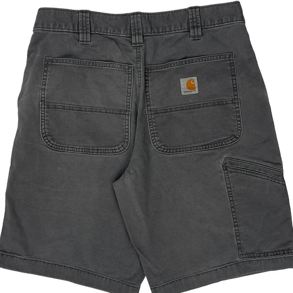 Carhartt Carpenter Shorts - 30W 11L Grey Cotton - Image 8