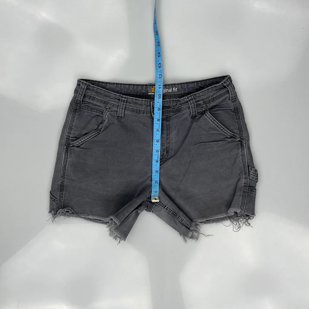 Carhartt Carpenter Shorts - 30W 5L Grey Cotton - Image 4