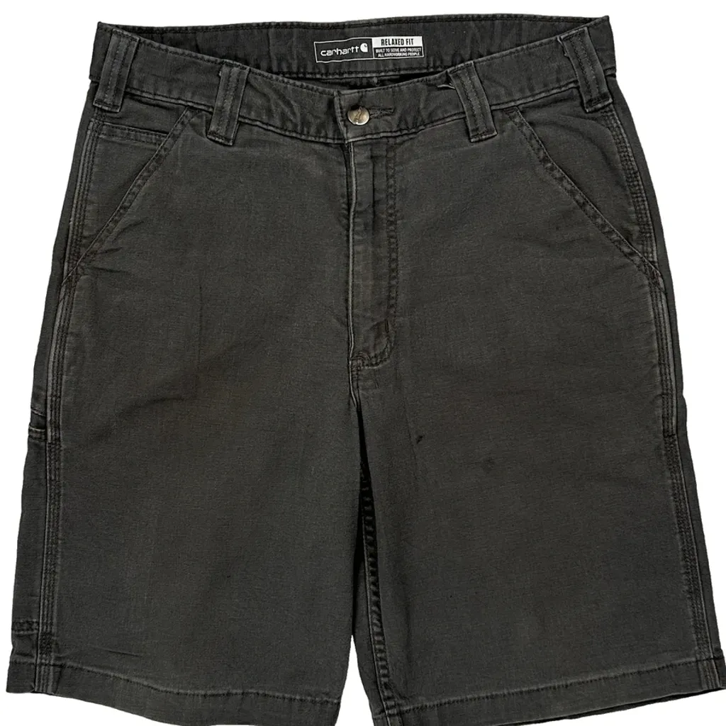 Carhartt Carpenter Shorts - 30W 10L Grey Cotton - Image 9