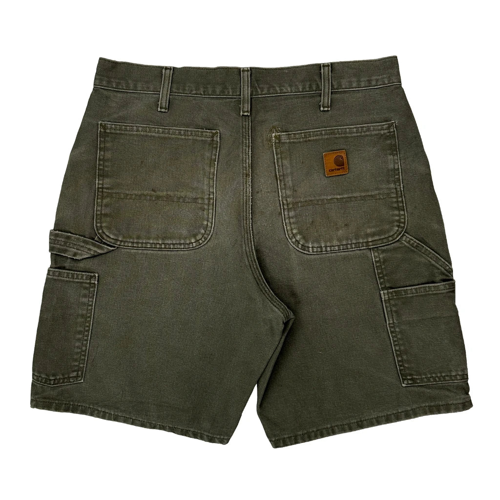 Carhartt Carpenter Shorts - 31W 9L Grey Cotton