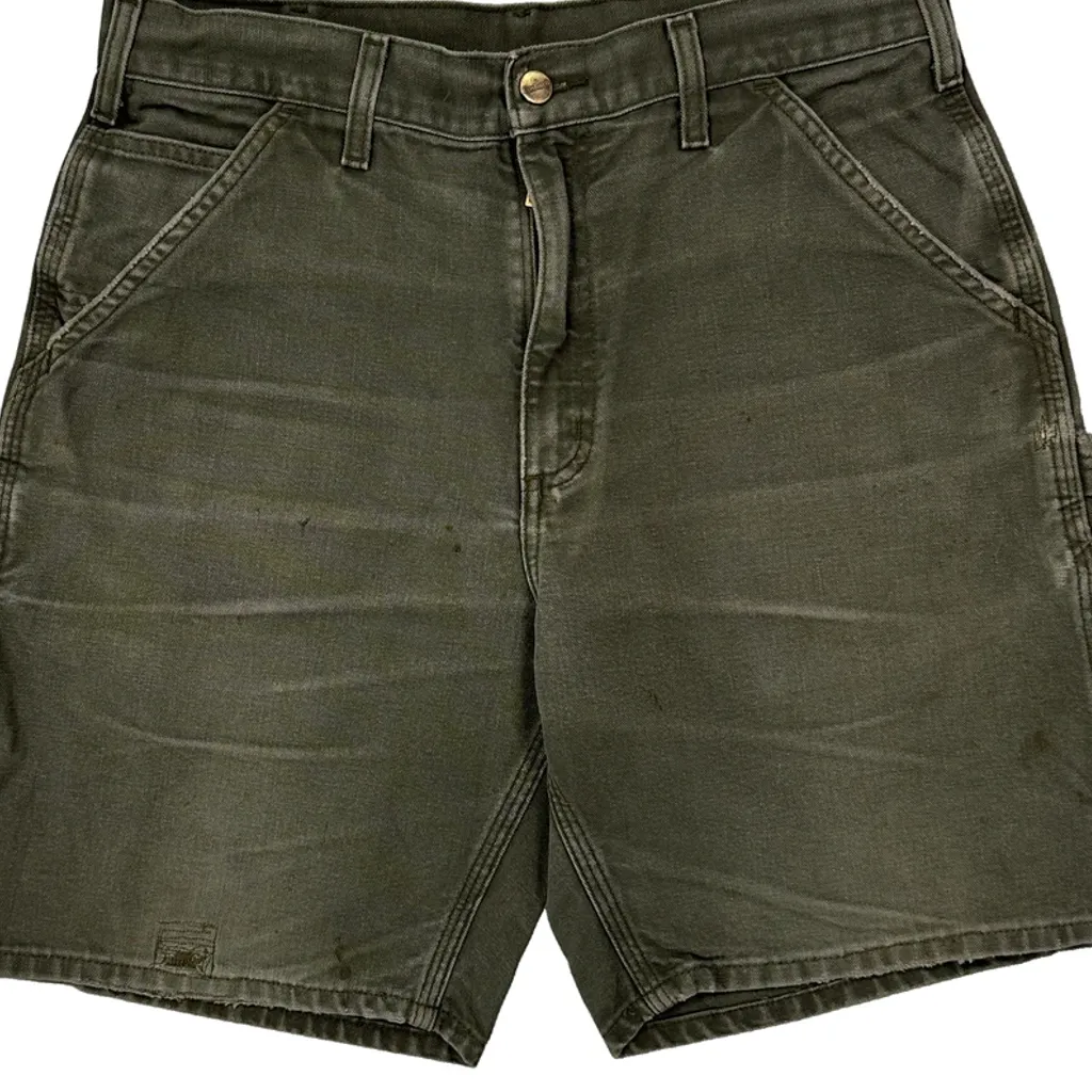 Carhartt Carpenter Shorts - 31W 9L Grey Cotton - Image 10