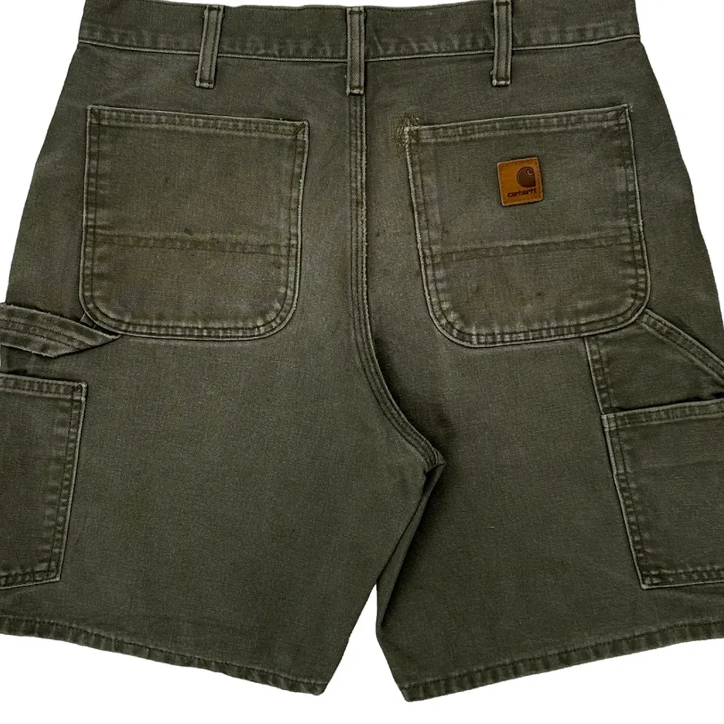 Carhartt Carpenter Shorts - 31W 9L Grey Cotton - Image 7