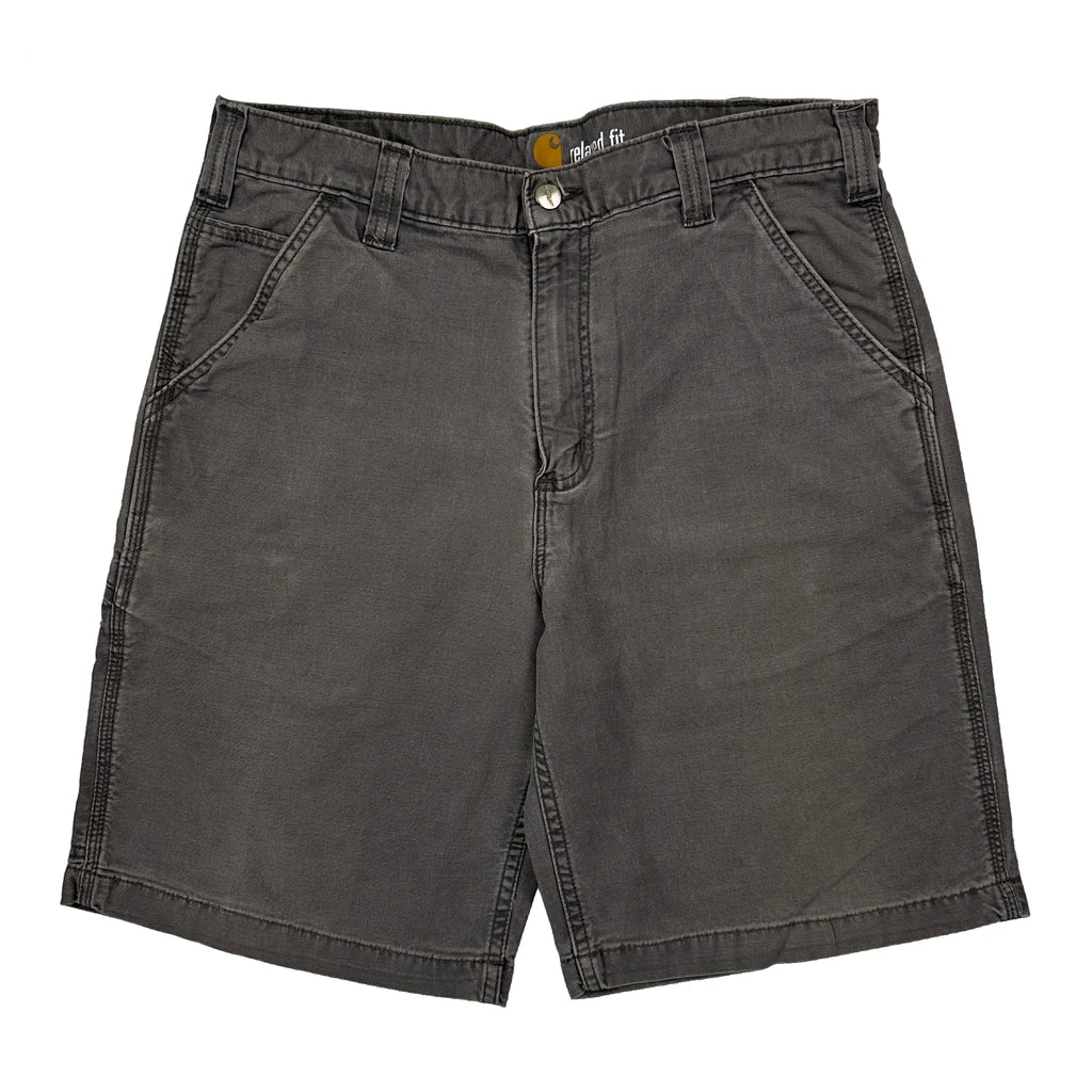 Carhartt Carpenter Shorts - 32W 10L Grey Cotton - Image 2