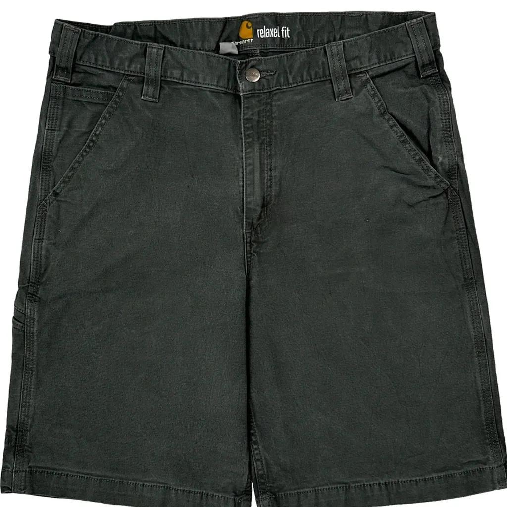 Carhartt Carpenter Shorts - 32W 10L Grey Cotton - Image 10