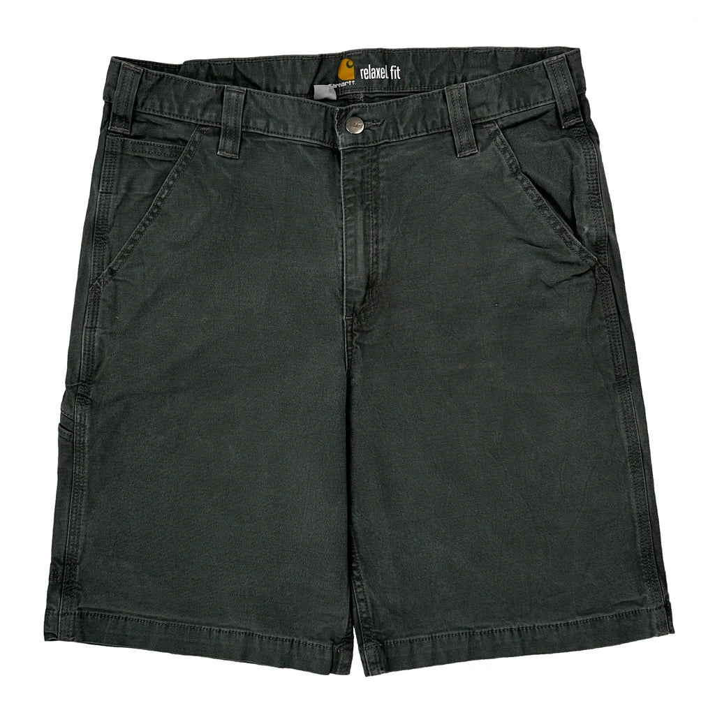 Carhartt Carpenter Shorts - 32W 10L Grey Cotton - Image 2