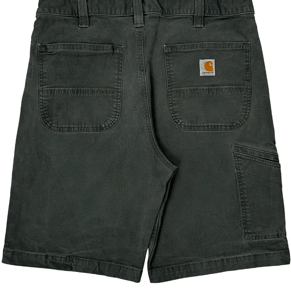 Carhartt Carpenter Shorts - 32W 10L Grey Cotton - Image 8