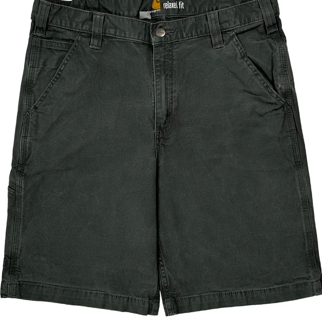 Carhartt Carpenter Shorts - 32W 10L Grey Cotton - Image 9