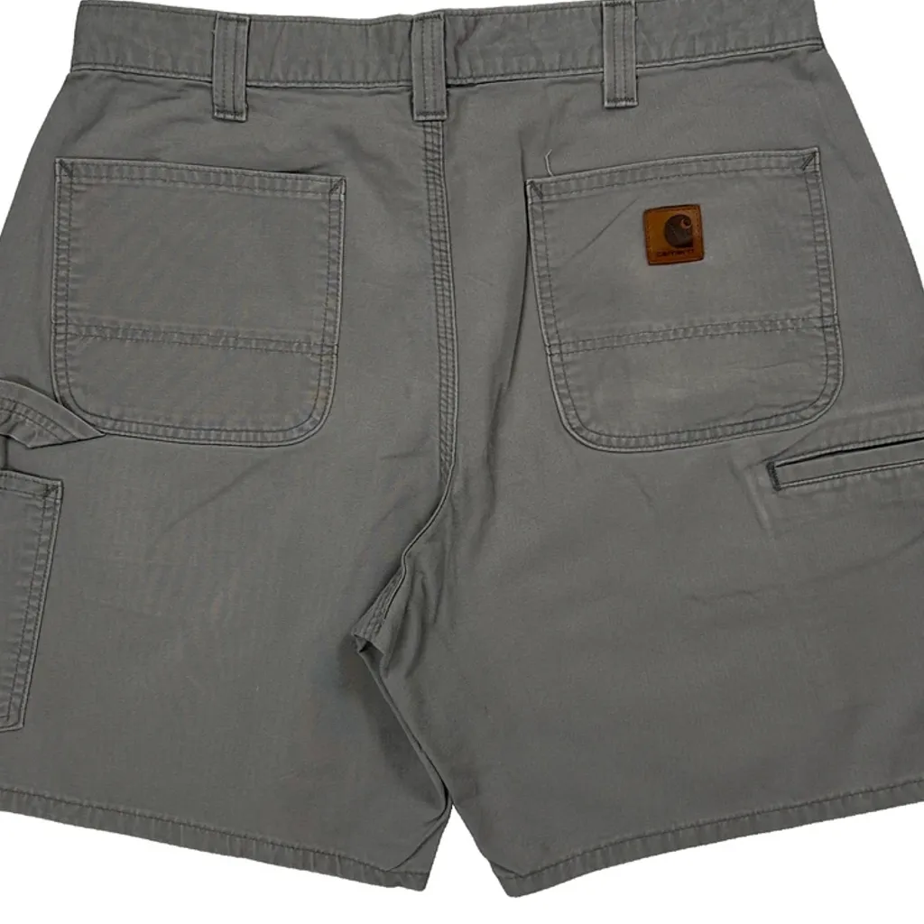 Carhartt Carpenter Shorts - 33W 10L Grey Cotton - Image 8
