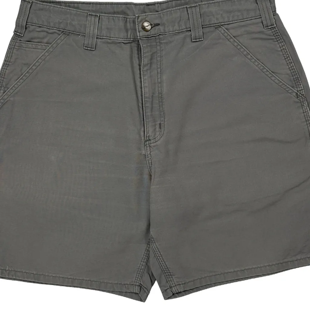 Carhartt Carpenter Shorts - 33W 10L Grey Cotton - Image 9