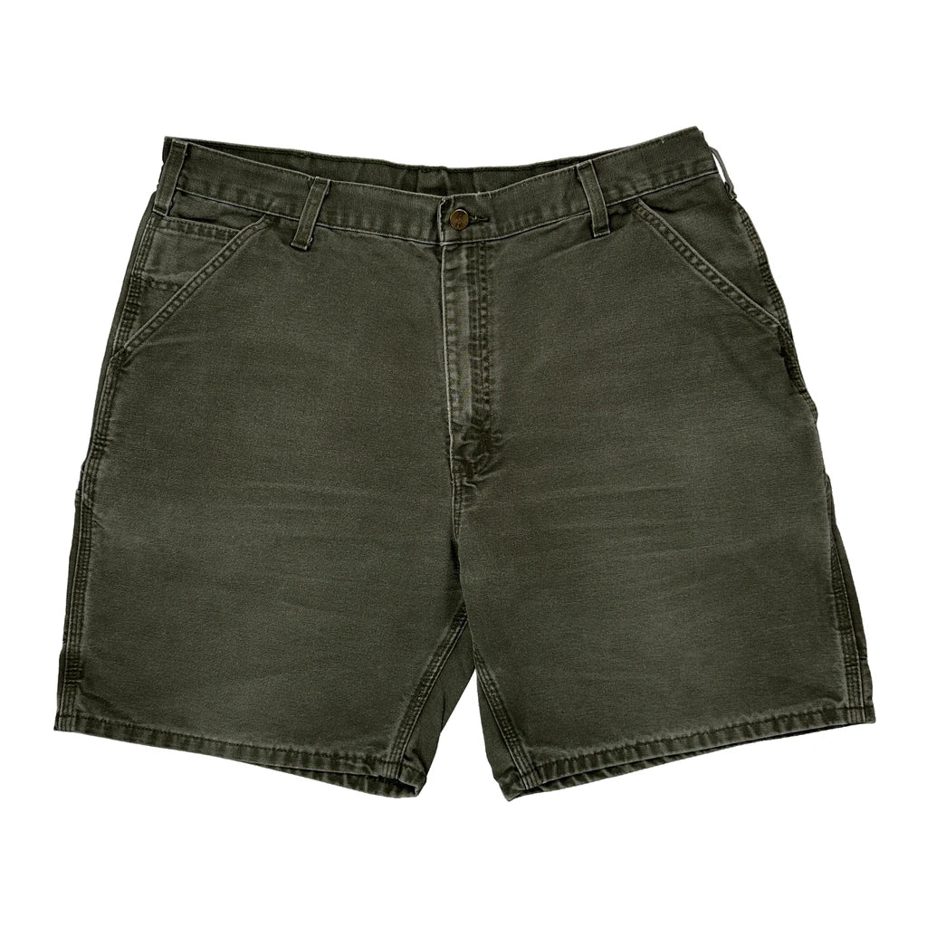 Carhartt Carpenter Shorts - 34W 9L Grey Cotton - Image 2