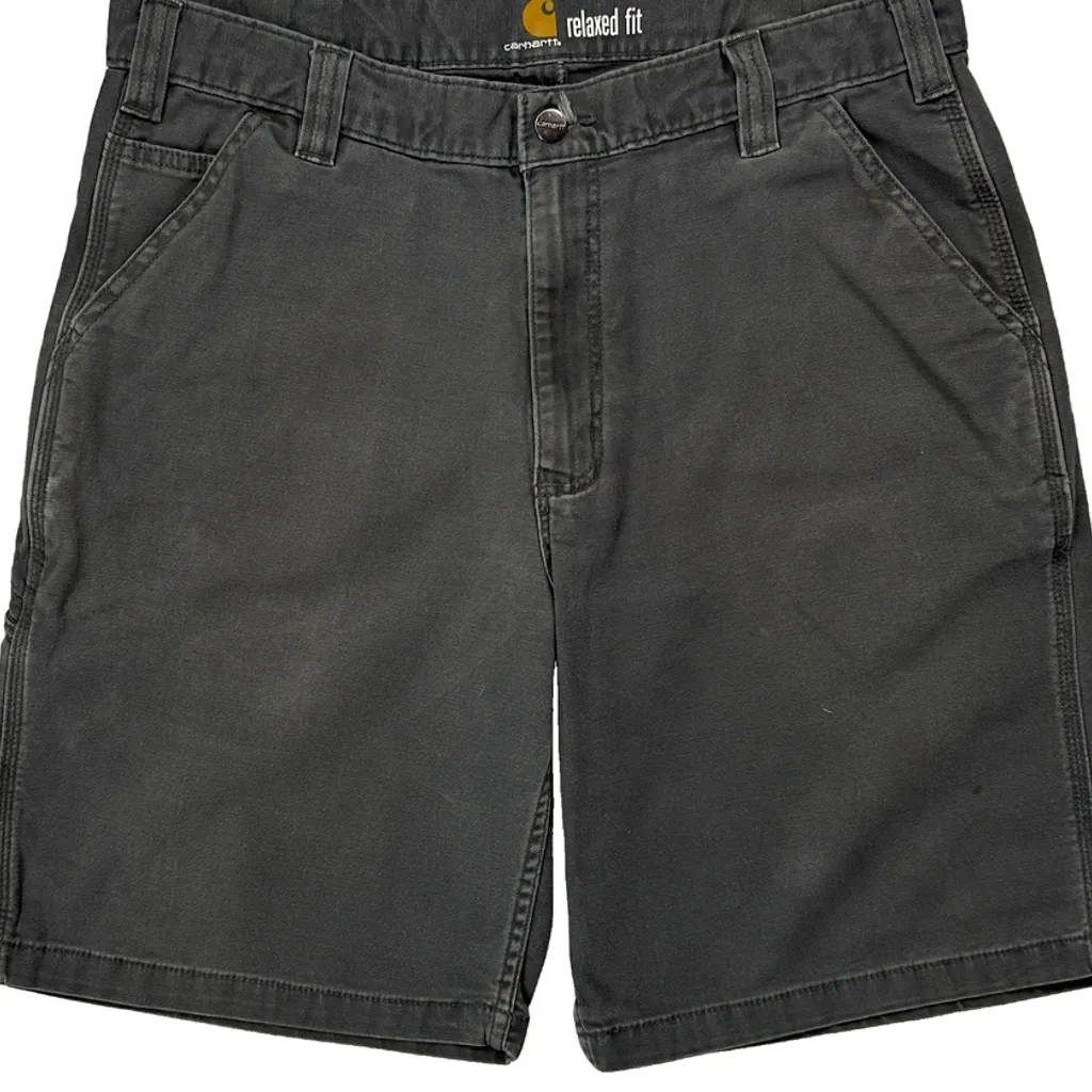 Carhartt Carpenter Shorts - 34W 10L Grey Cotton - Image 10
