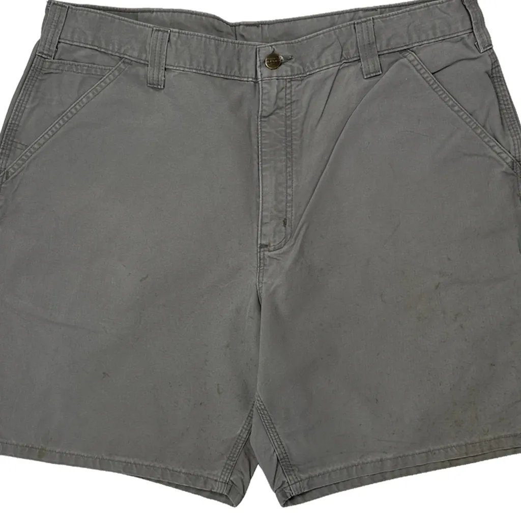 Carhartt Carpenter Shorts - 35W 9L Grey Cotton - Image 10