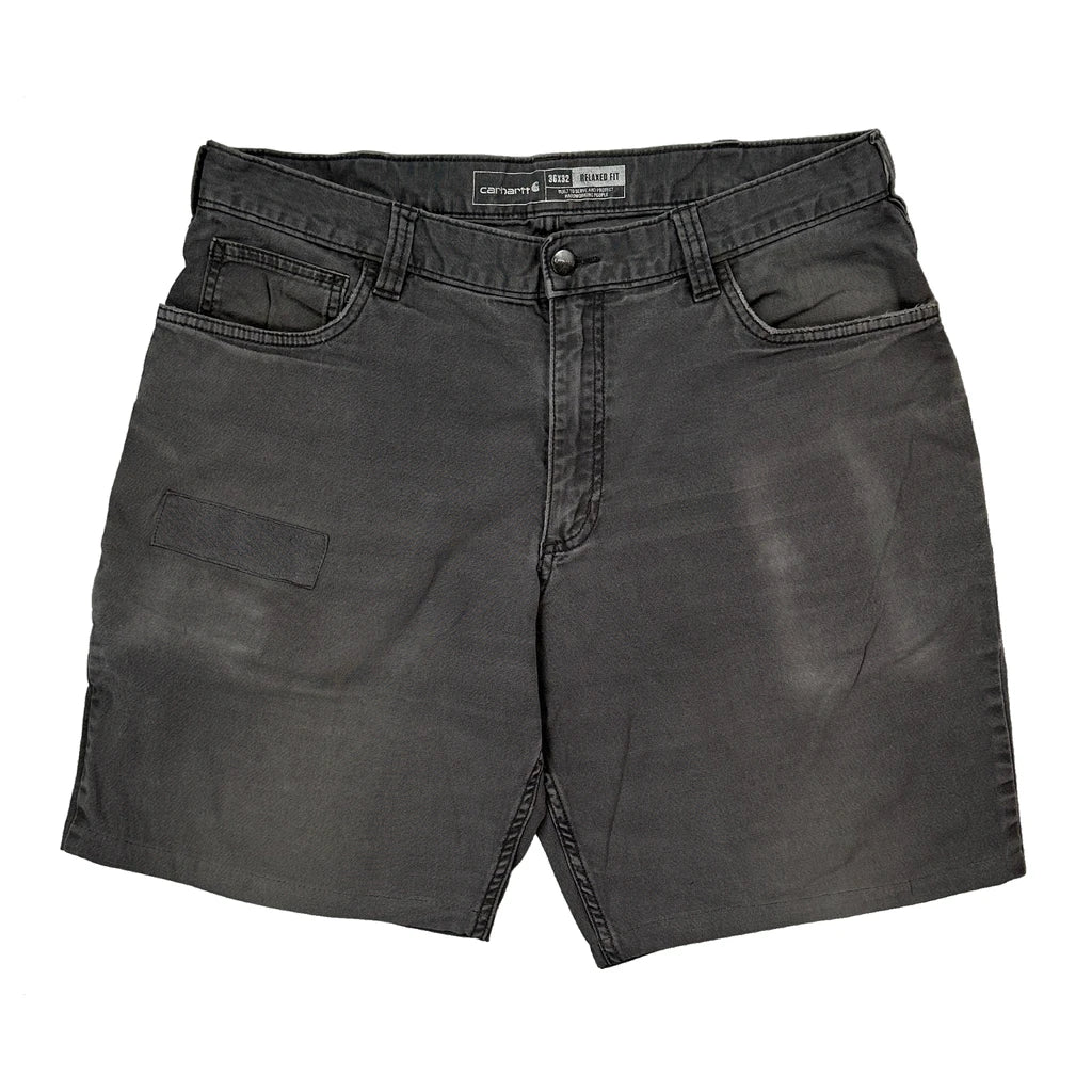 Carhartt Carpenter Shorts - 36W 10L Grey Cotton - Image 2