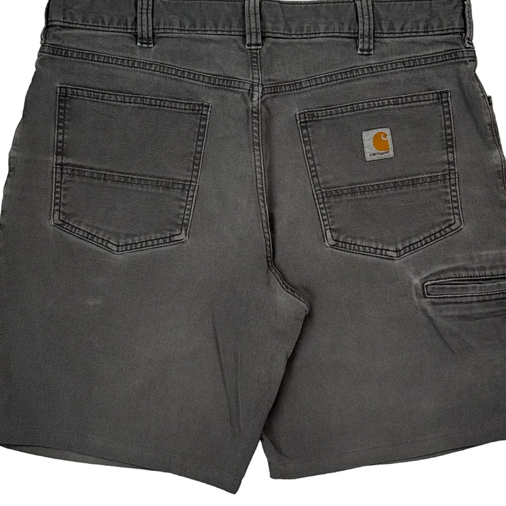 Carhartt Carpenter Shorts - 36W 10L Grey Cotton - Image 8