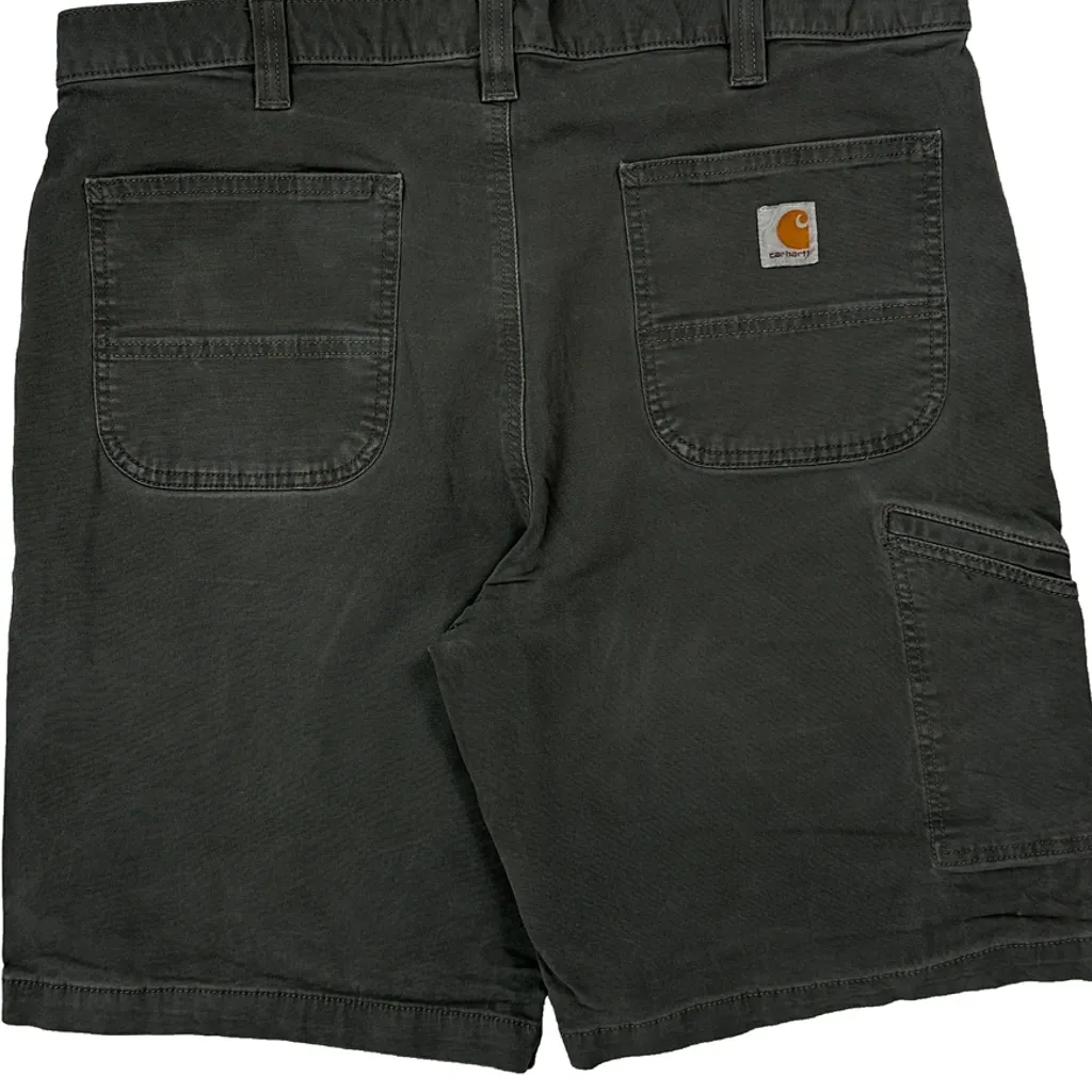 Carhartt Carpenter Shorts - 38W 10L Grey Cotton - Image 8