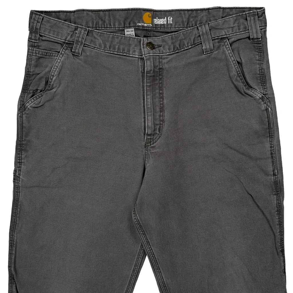 Carhartt Carpenter Shorts - 38W 12L Grey Cotton - Image 10
