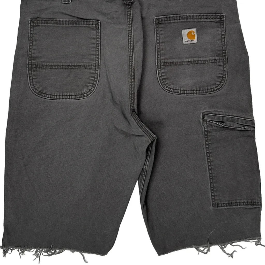 Carhartt Carpenter Shorts - 38W 12L Grey Cotton - Image 8