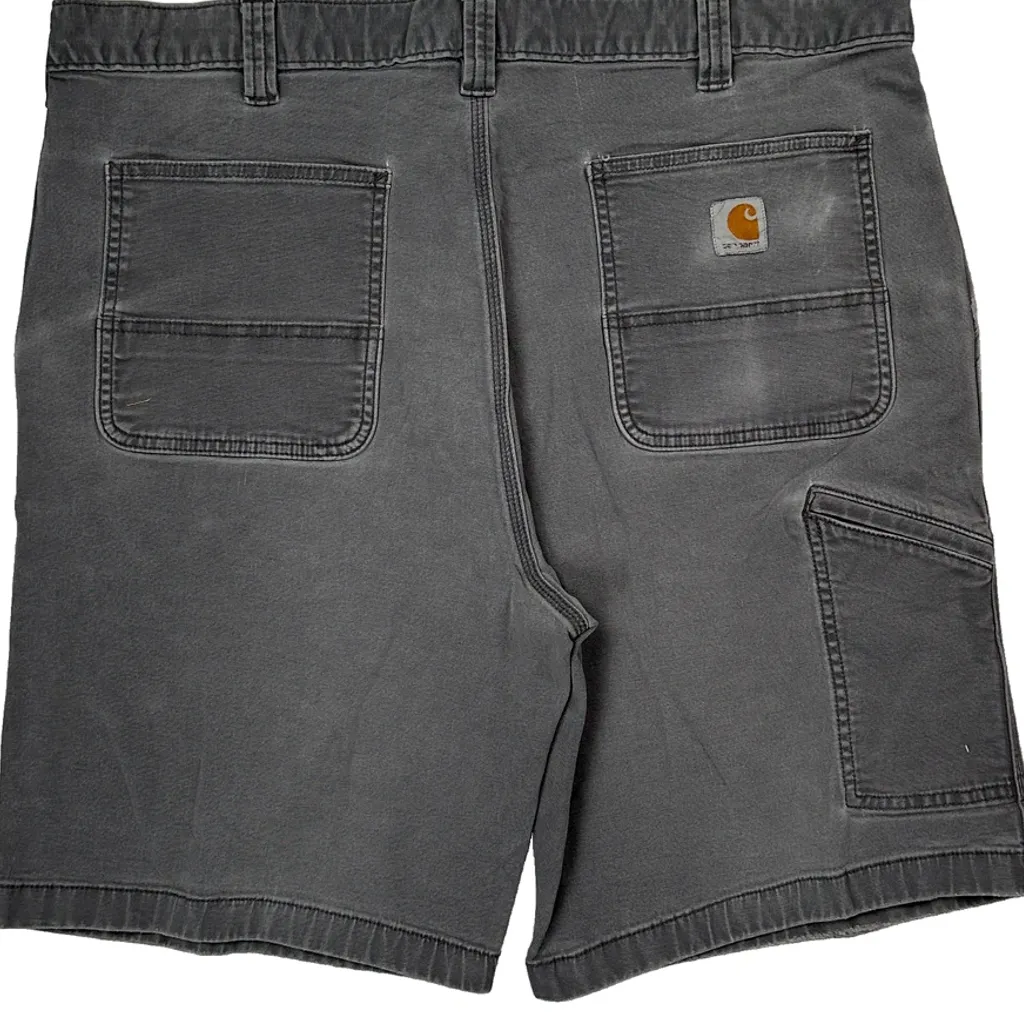 Carhartt Carpenter Shorts - 40W 10L Grey Cotton - Image 7