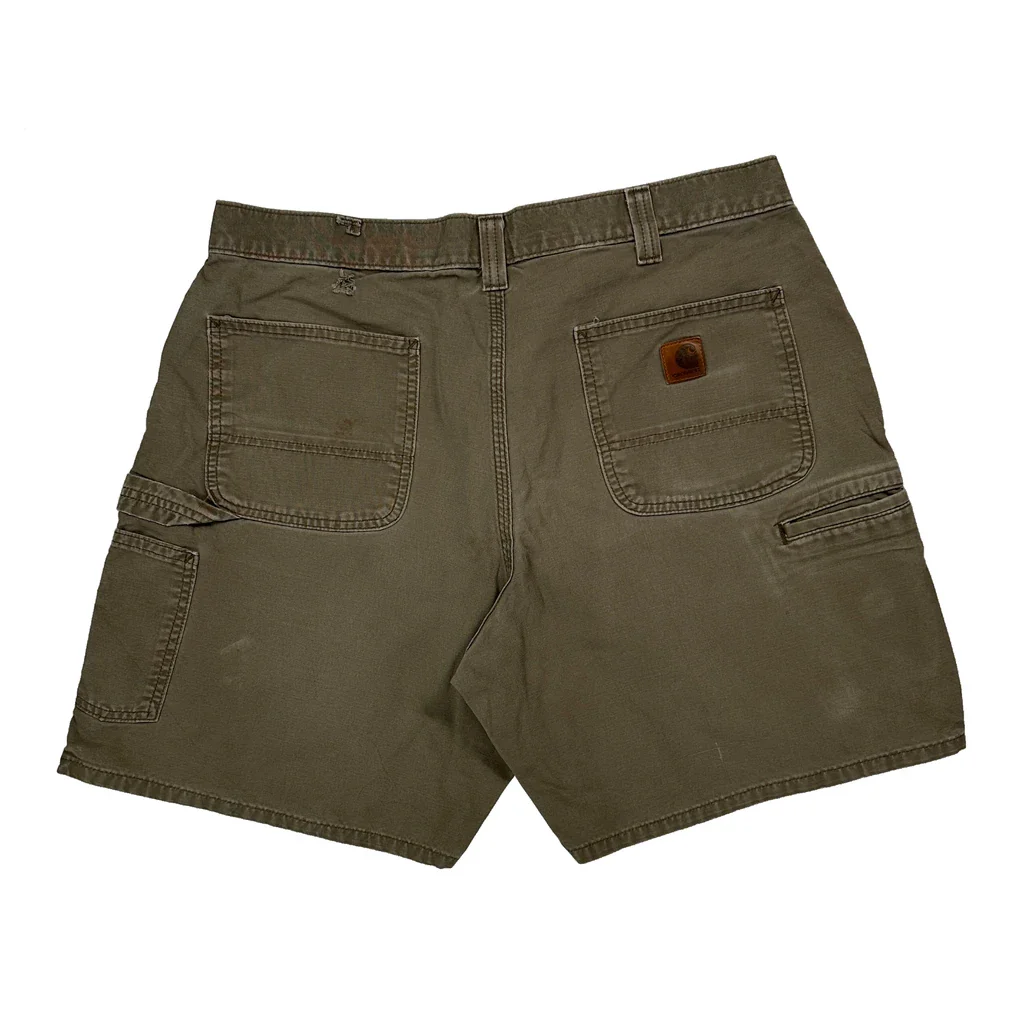 Carhartt Carpenter Shorts - 38W 8L Khaki Cotton