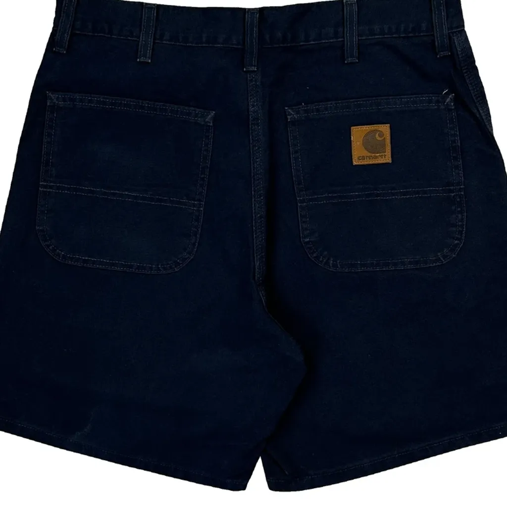 Carhartt Carpenter Shorts - 32W 7L Navy Cotton - Image 8