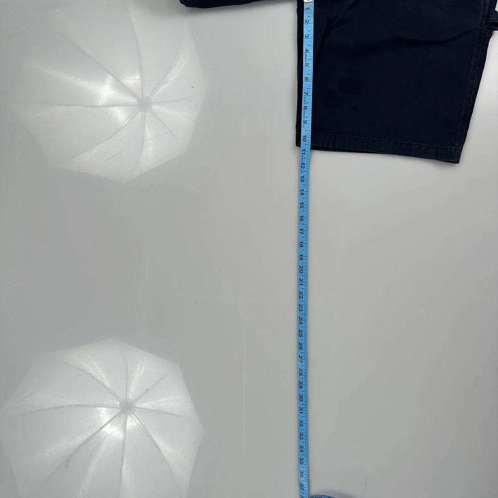 Carhartt Carpenter Shorts - 40W 11L Navy Cotton - Image 4