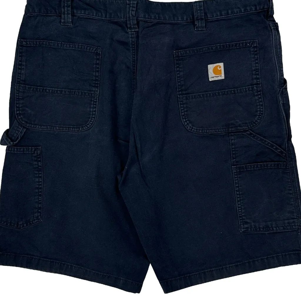 Carhartt Carpenter Shorts - 40W 11L Navy Cotton - Image 6