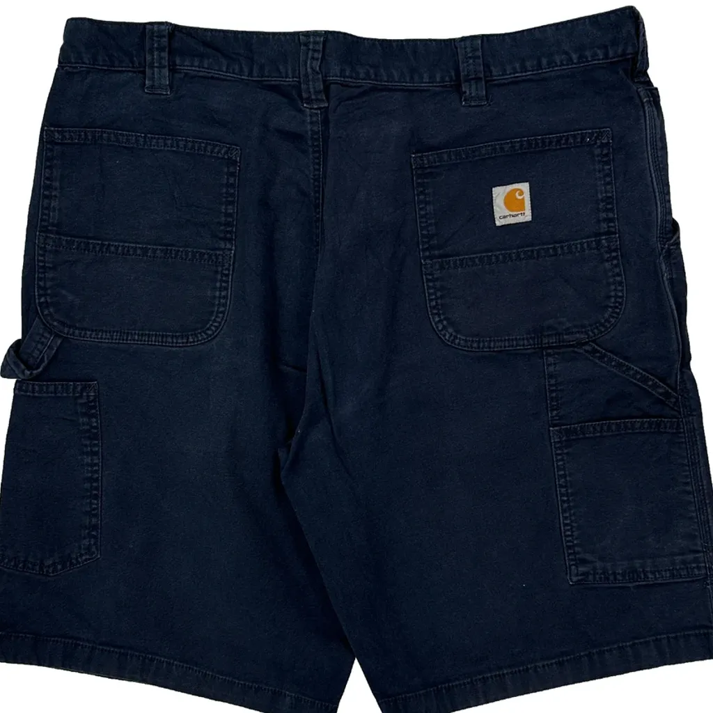 Carhartt Carpenter Shorts - 40W 11L Navy Cotton - Image 7
