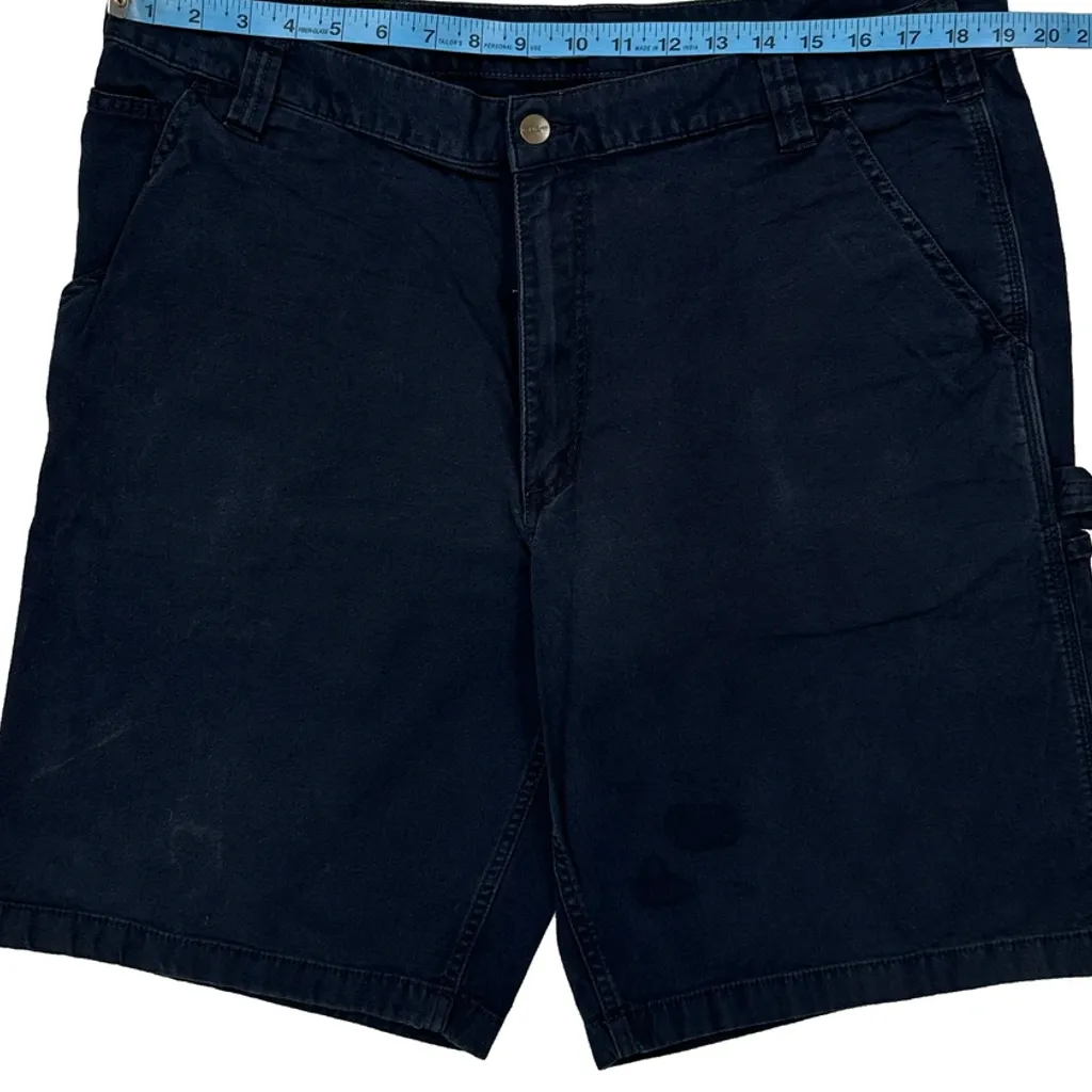 Carhartt Carpenter Shorts - 40W 11L Navy Cotton - Image 9